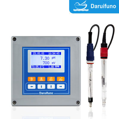 Controller PH e ORP di tipo analogico con registrazione dei dati storici per piscina