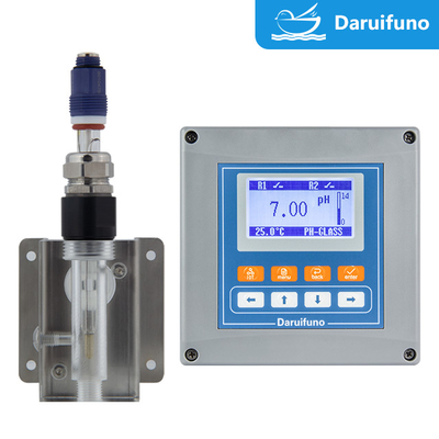 Controllo dosaggio con due relè Analog PH / ORP Controller per fognature o acqua potabile