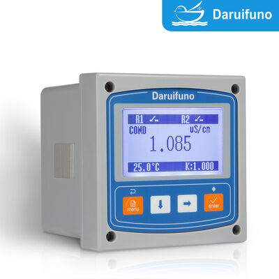 RS485 Modbus RTU Conductivity Analyzer IP66 Controller di conduttività online montato su pannello con due relè SPST